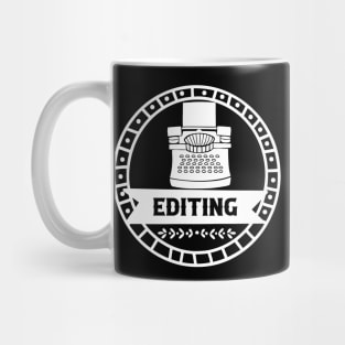 Editing Stages & Vintage Typewriter Mug